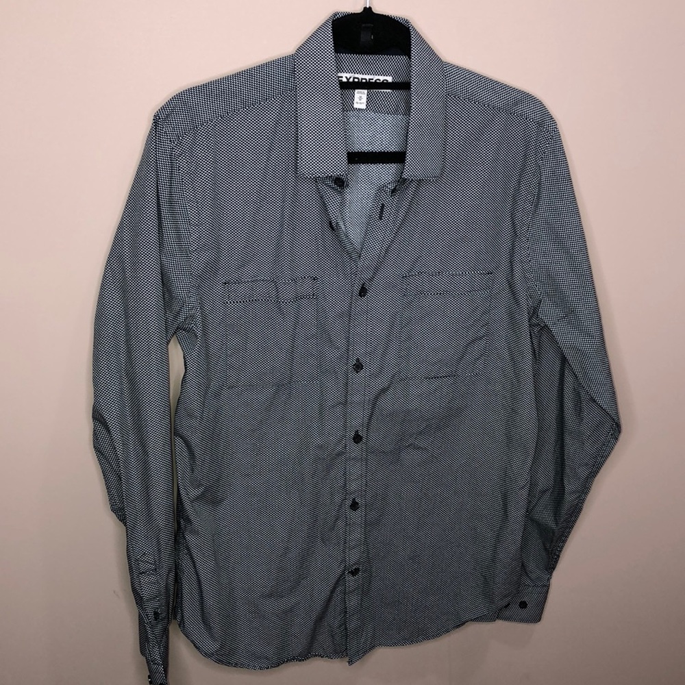 Men’s Express Fitted Button Up